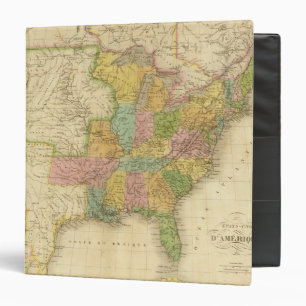 United States of America 4 3 Ring Binder
