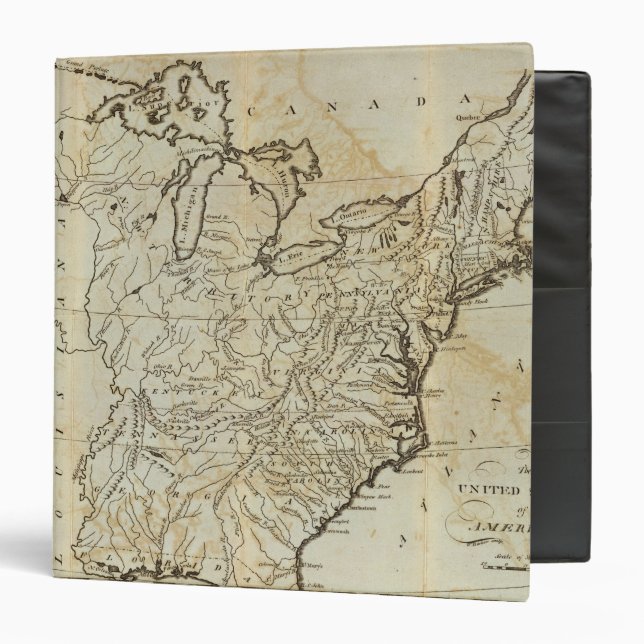 United States of America 5 3 Ring Binder (Front/Inside)