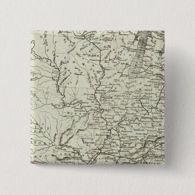 United States of America 6 Pinback Button (Front)