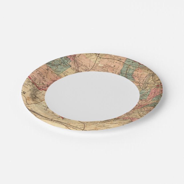 United States of America 8 Paper Plates (Angled)
