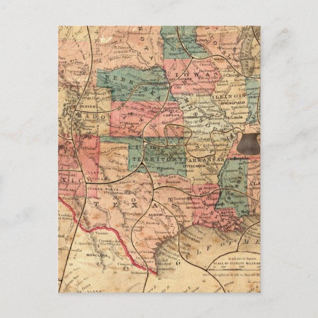 United States of America 8 Postcard (Front)