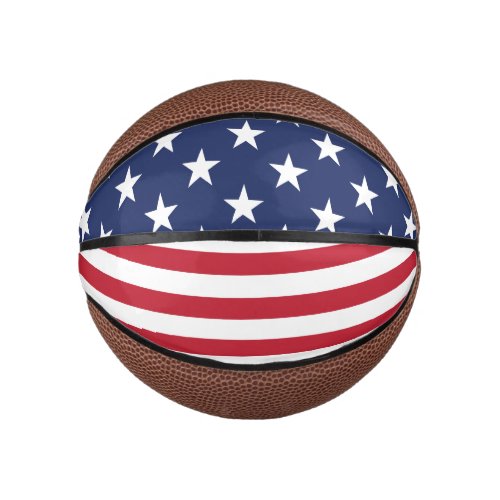 United States Of america American Flag Mini Basketball
