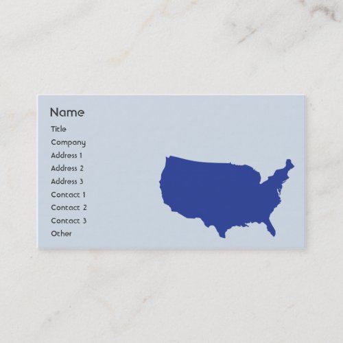 United States of  America - Business Business Cards