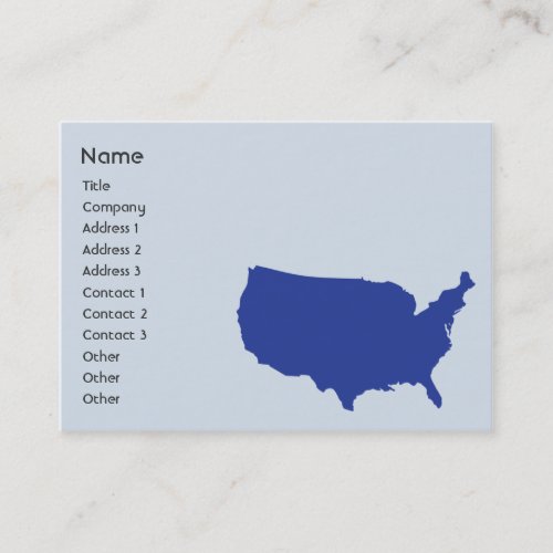 United States of America - Chubby Business Card Templates