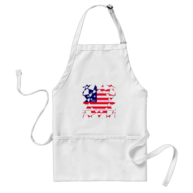 United States of America Flag  Adult Apron (Front)