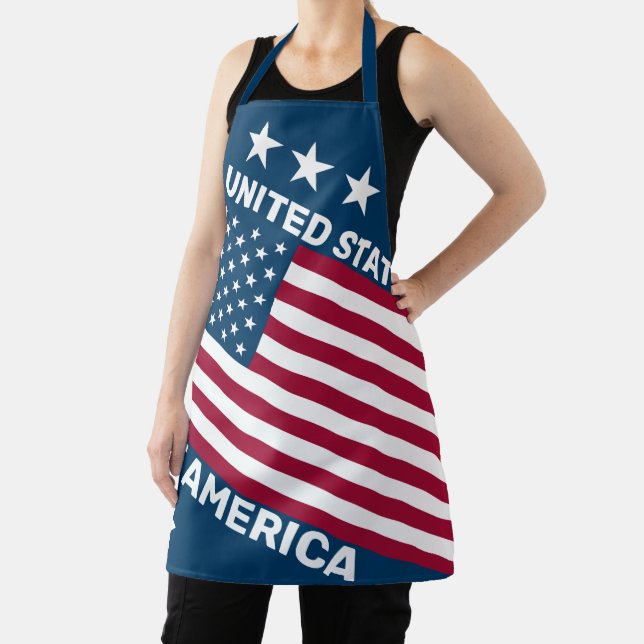 United States of America Flag Apron (Insitu)