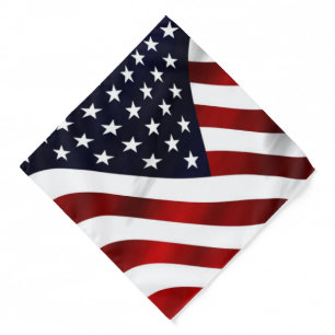 UNITED STATES OF AMERICA FLAG BANDANA