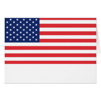 United States Of America Flag Cards