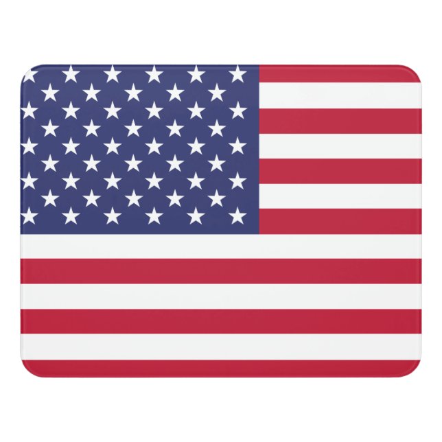 United States of America Flag Door Sign (Contemporary Front)