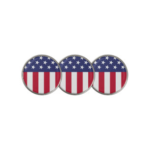 United States of America Flag Golf Ball Marker