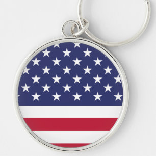 United States of America Flag Keychain