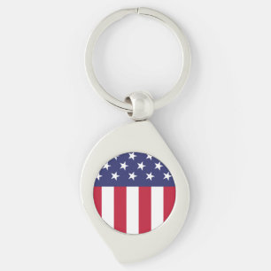United States of America Flag Keychain
