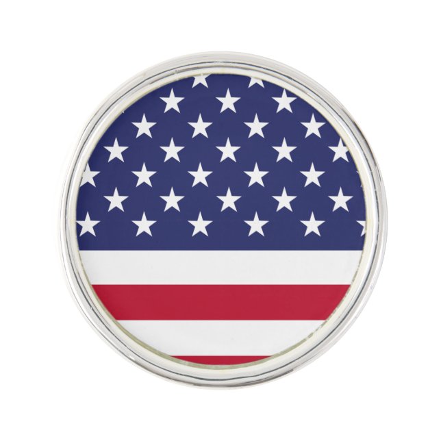 United States of America Flag Lapel Pin (Front)