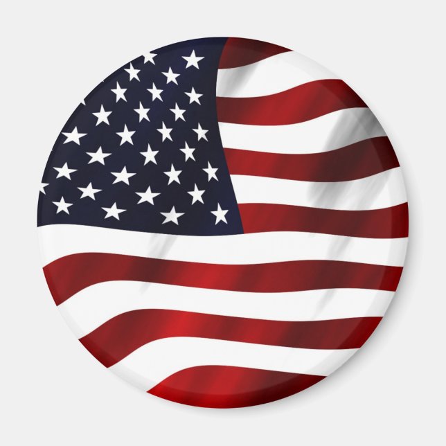 UNITED STATES OF AMERICA FLAG MAGNET (Front)