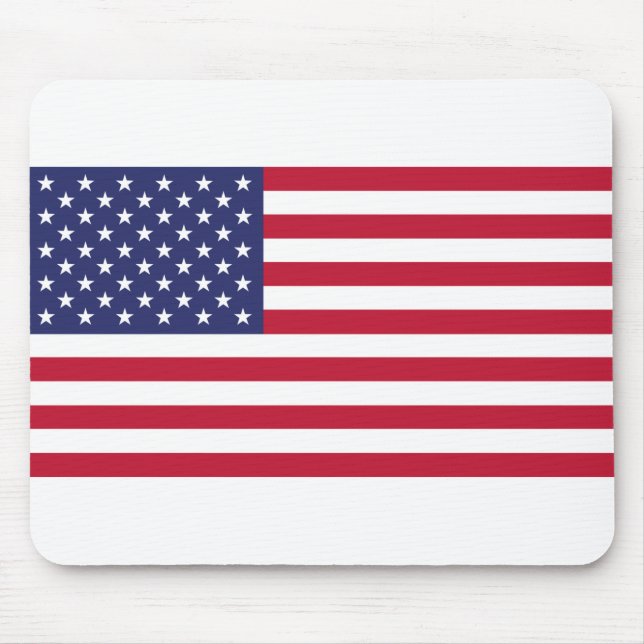 United States of America Flag Mouse Pad (Front)