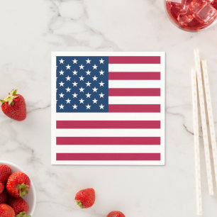 United States of America flag patriotic party Napkins
