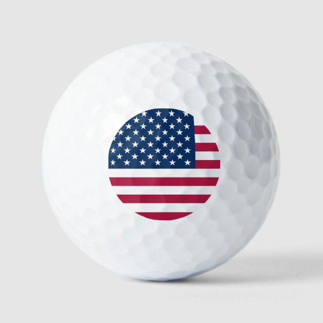 United States of America Golf Balls (Front)