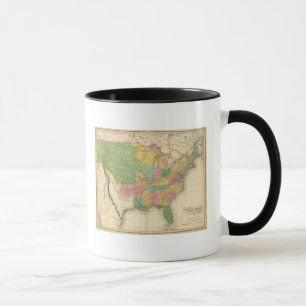 United States of America History Map Mug