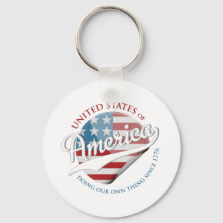 United States of America Keychain