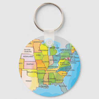 United States Of America Keychain