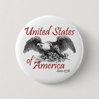 United States of America Pinback Button