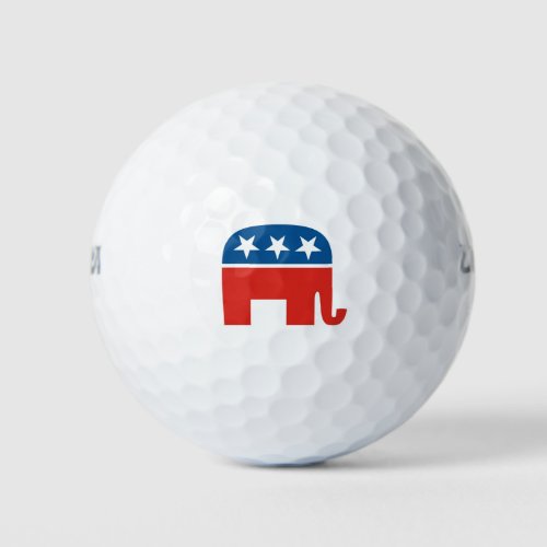united states of america republican party elephant golf balls