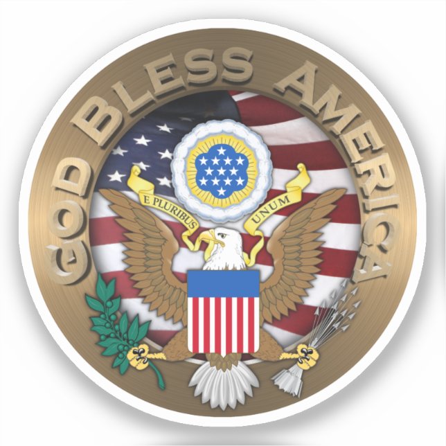 United States of America Seal Sticker (Front)