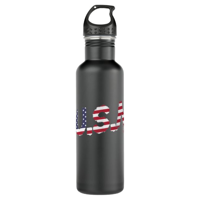 United States of America Stainless Steel Water Bottle (Front)
