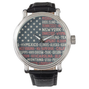 United States Of America  States & Capitals Watch