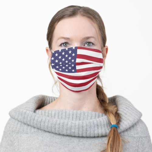 United States of America USA American Flag Unisex Adult Cloth Face Mask
