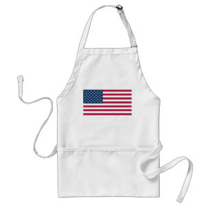 United States of America USA flag patriotic Adult Apron