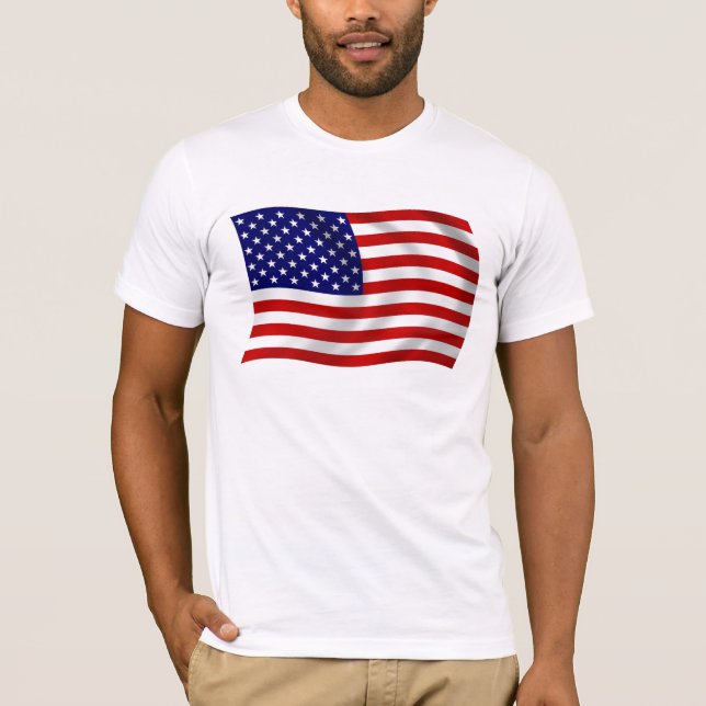 United States of America (USA) Flag T-shirt (Front)
