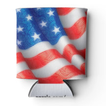 United States of America Wavy Flag Zen Doodle Art