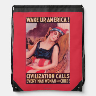United States of AmericaWar II Promotional Drawstring Bag