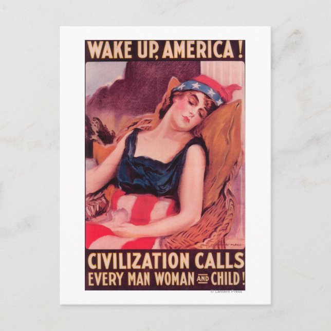 United States of AmericaWar II Promotional Postcard (Front)