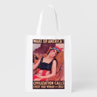 United States of AmericaWar II Promotional Reusable Grocery Bag