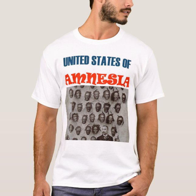 UNITED STATES OF AMNESIA Men's Basic T-Shirt (Front)