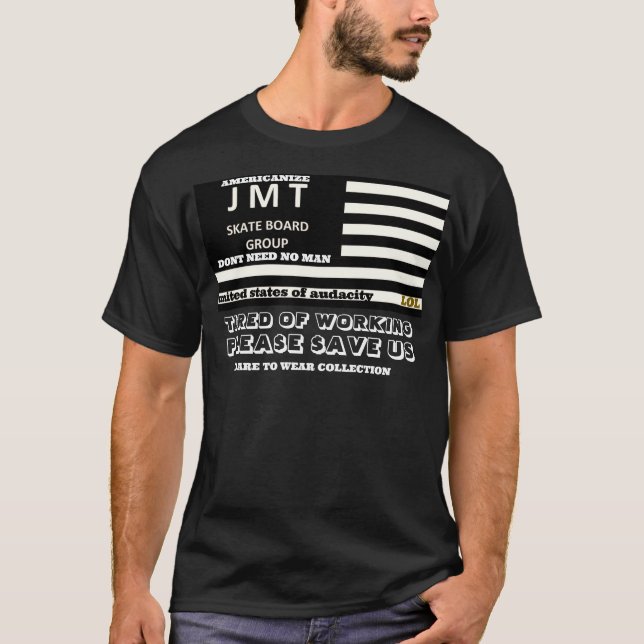 UNITED STATES OF AUDACITY. JMT Basic Dark T-Shirt (Front)