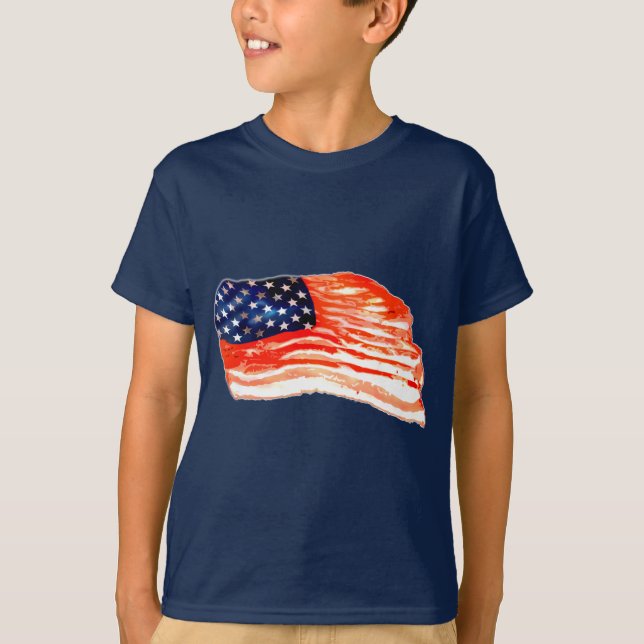 United States of Bacon T-Shirt (Front)