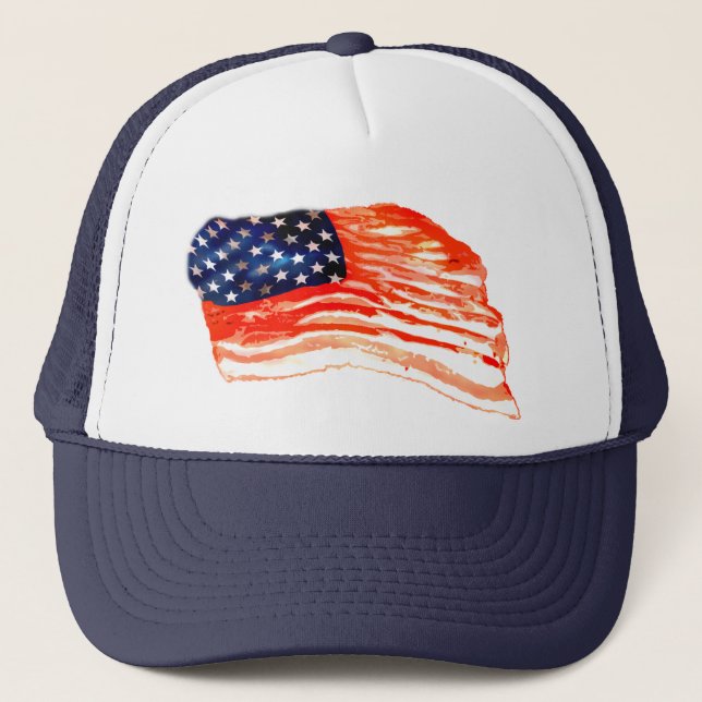 United States of Bacon Trucker Hat (Front)