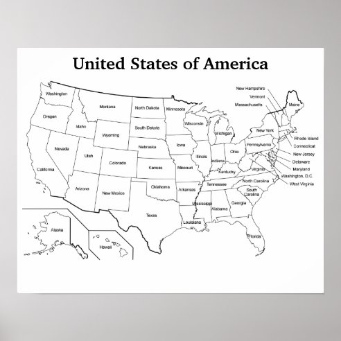 Personalized Map Of United States Gifts on Zazzle