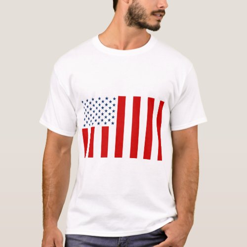 United States Peacetime Flag T_Shirt