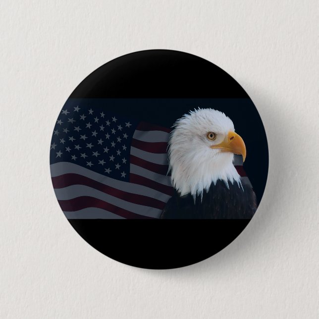 United States Pinback Button (Front)
