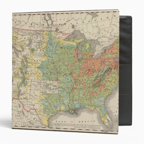 United States Population Density 1890 Binder