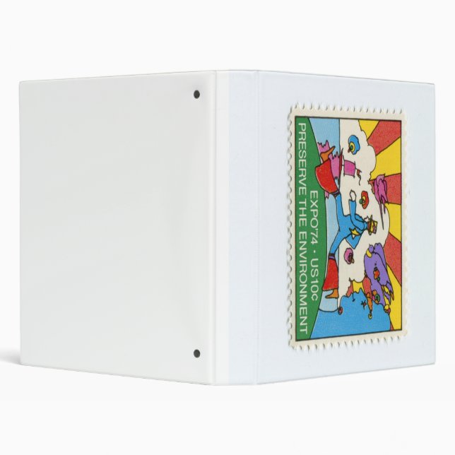 United States Postage Stamp Binder (Background)