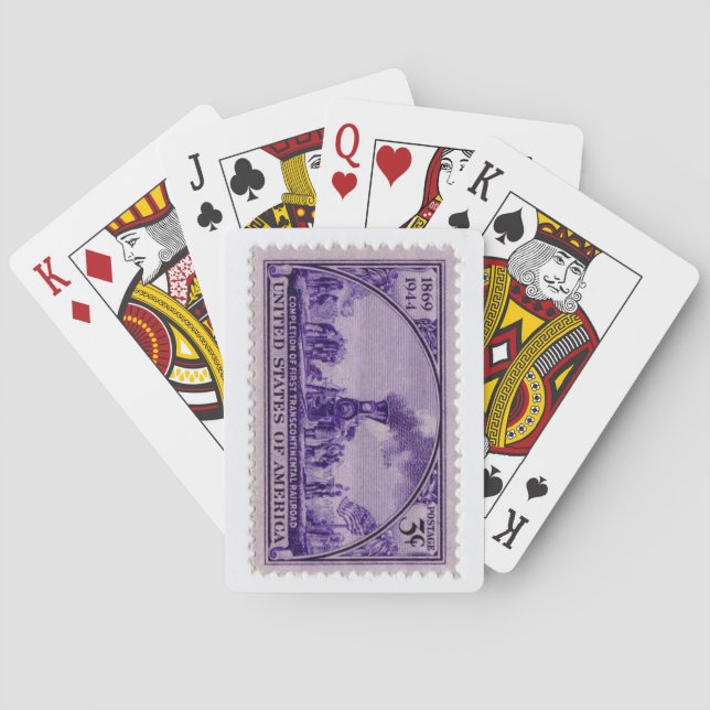 United States Postage Stamp Deck of Playing Cards (Back)