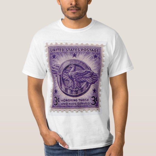 United States Postage Stamp T-Shirt (Front)