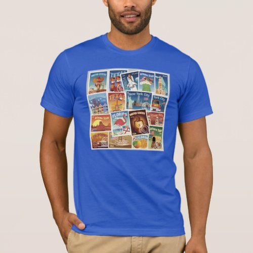 United States Postage Stamps T_Shirt