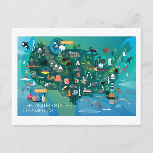 United States Postcard (Front)