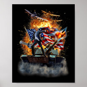 , United States President Barack Obama Epic Battle Poster